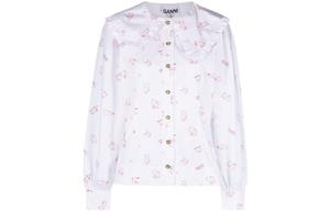 Футболка женская белая GANNI