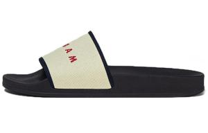 Слайды с жаккардовым логотипом Marni