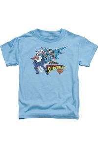 Футболка с быстрой сменой принта DC Comics для детей Gildan, синий