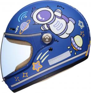 Шлем JGJUUZ с козырьком, синий