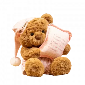 Плюшевая кукла Dudu Pajamas Bear высотой 40 см Velvet Mill