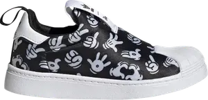 Кроссовки Adidas Disney x Superstar 360 J s Hands', черный