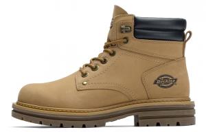 Мужские ботинки Dickies Martin кожаные с логотипом, светло-коричневый