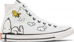 Кроссовки Converse Peanuts x Chuck Taylor All Star High Snoopy and Woodstock, белый