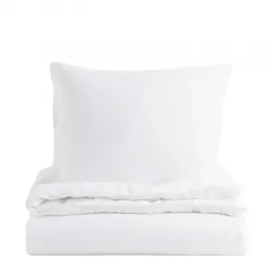 Комплект односпального постельного белья H&M Home, белый