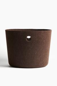 Большая войлочная корзина для хранения H&M, 38х30, Темно-коричневый