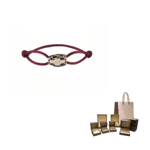 Позолоченные браслеты Women's Burgundy BVLGARI