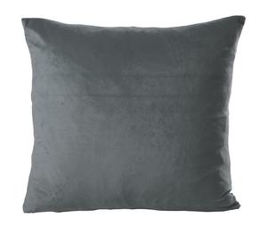 Чехол на подушку декоративная подушка однотонный бархатный чехол на подушку 40х40 см серый Haus und Deko
