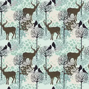 Декоративная подушка Queence "Стефан", чехол на подушку без наполнения, 1 шт 40х40 см, коричневый/белый/голубой