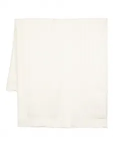 Шарф с монограммой Fendi, светло-бежевый