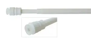 Прижимной стержень Gerster, поворотный, для панельных штор 25–40 см, Ø 10 мм, белый