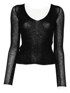 Футболка с длинными рукавами Genny, черный