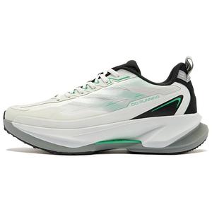 QIAODAN Нескользящие и дышащие низкие повседневные кроссовки для бега, белые, мужские