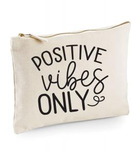 Косметичка Positive Vibes Only 60 SECOND MAKEOVER, бежевый