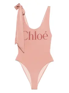 Купальник с логотипом CHLOÉ, розовый