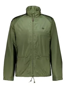 Куртка с высоким воротником Prada, зеленый