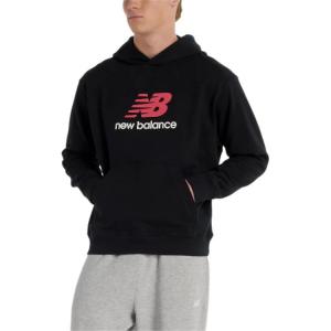 Худи Logo French terry New Balance, черный