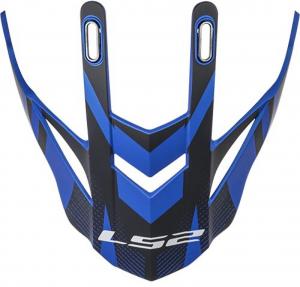 Пик LS2 MX436 Pioneer для шлема, черно-синий