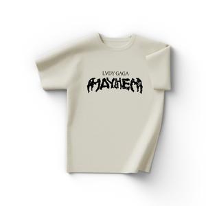 Футболка унисекс Lady Gaga MAYHEM Photo, кремовый