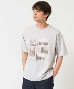 Топ с широким силуэтом и фотопринтом Avv, цвет Light Gray