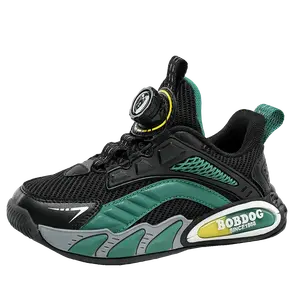 Детские кроссовки Vivobook Low Top для активного отдыха BOBDOG, черный/зеленый