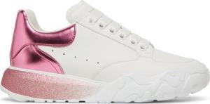 Кроссовки Alexander McQueen Wmns Oversized Court Trainer Degrade - Pastel Pink, белый