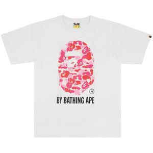 Футболка Bape Color Camo Белый/Розовый