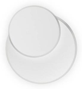 Встраиваемый настенный светильник Ideal Lux Wandleuchte Pouche, белый - стекло - 25 х 25 х 5 см