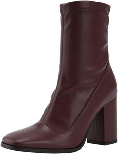 OAKUMSAS Женские ботильоны с квадратным носком и массивным каблуком, стильные вечерние короткие ботинки