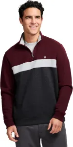 IZOD мужская флисовая толстовка Quarter Zip