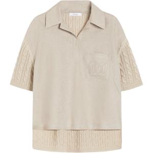 Padivi Топ с вышитым карманом MaxMara, sand