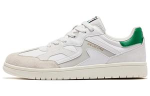 QIAODAN Низкие противоскользящие износостойкие кроссовки для скейтбординга, мужские, белые, серые