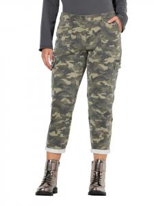 Ulla Popken Брюки-карго оливково-серого цвета