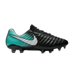 Бутсы Nike Wmns Tiempo Legend 7 FG 'Black Light Aqua', черный
