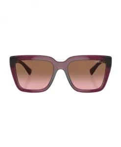 Солнцезащитные очки в форме вишнево-красной бабочки Vogue, красный