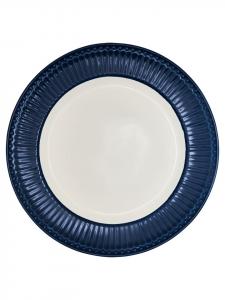 Тарелка обеденная ALICE DARK BLUE Blue Greengate
