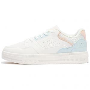 Кеды, скейтборд обувь женская низкая Feather белый/тюль синий 361°