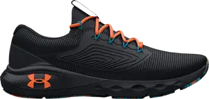 Кроссовки Under Armour Charged Vantage 2 Marble - Black Orange Blast, черный