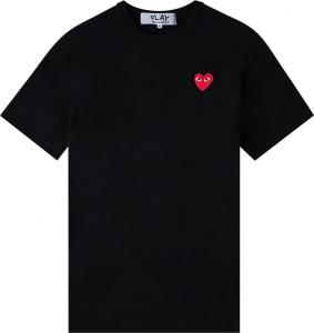 Футболка Comme des Garçons PLAY Mini Heart Logo Tee 'Black', черный