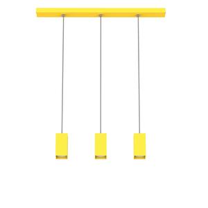 Подвесной светильник Lumicom, 6x50x6 см, желтый