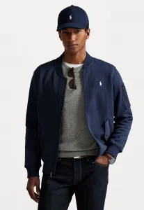 Бомбер двойной вязки куртка-бомбер Polo Ralph Lauren, Aviator Navy