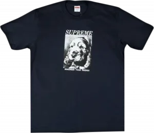 Футболка Supreme Remember T-Shirt 'Navy', синий