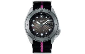 SEIKO Часы Naruto Boruto Collection Automatic Mechanical Movement Nylon Strap Watch Unisex Black Dial SBSA087, Black Dial