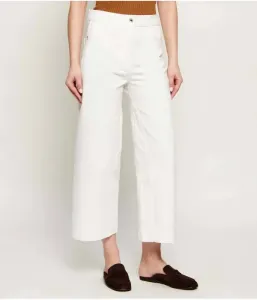 Джинсы relaxed fit Patrizia Pepe, белый