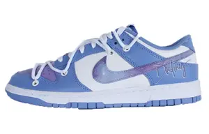 Кроссовки кастомизированные Nike Dunk Nike Dunk Anti Slip, голубой/белый