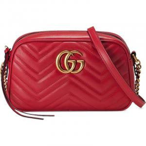 Сумка Gucci GG Marmont Matelasse Small, красный