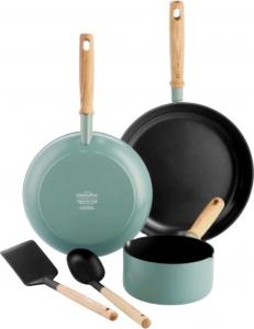Набор кастрюль и сковородок GreenPan Mayflower из 5 предметов, зеленый