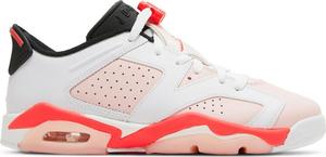 Кроссовки Air Jordan 6 Retro Low GS Atmosphere, белый