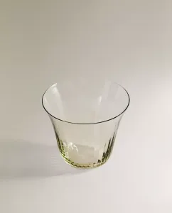 Стакан Zara Home Transparent Glass, 320 мл, зеленый