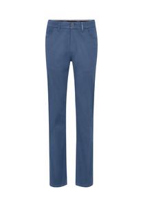 Брюки прямого кроя с пятью карманами и эластичным поясом Montreal Redpoint, синий